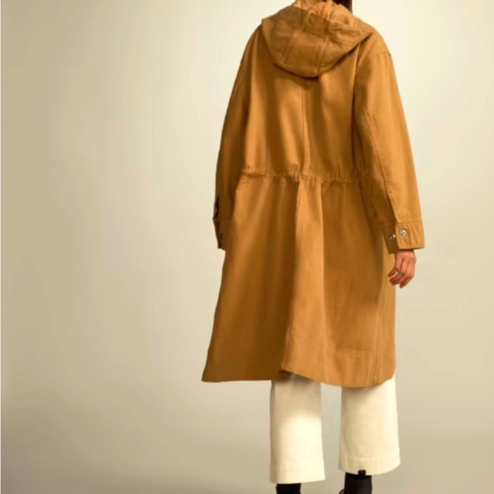 Everlane Canvas Organic Cotton Parka Size Small - Picture 3 of 13